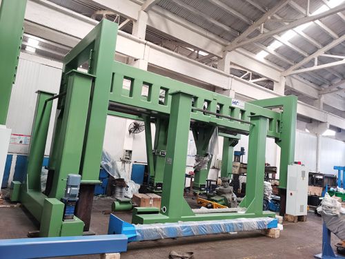 تخلیه و بلند کردن دروازه ای محور آویزان